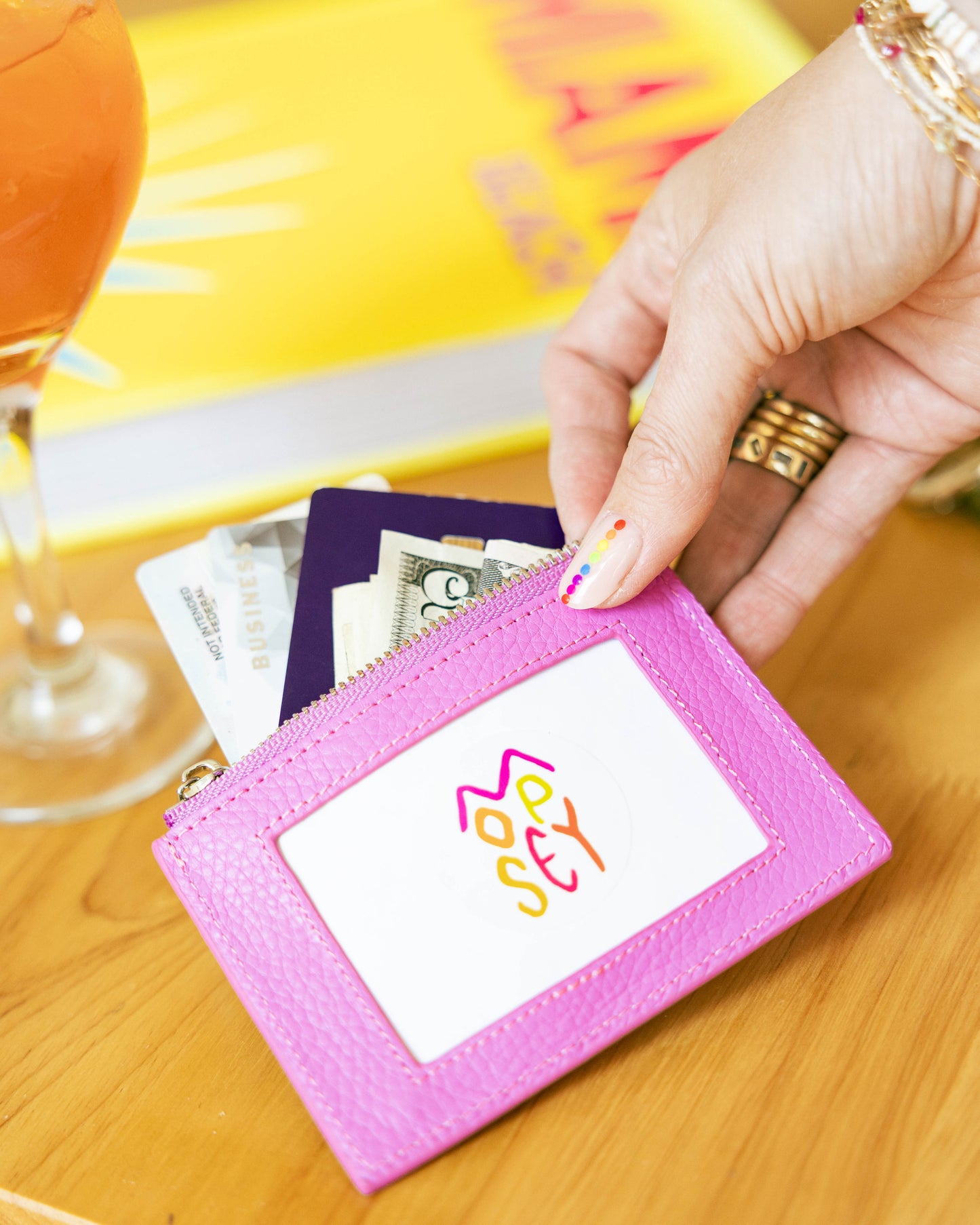 Mopsey Magenta Everyday Wallet