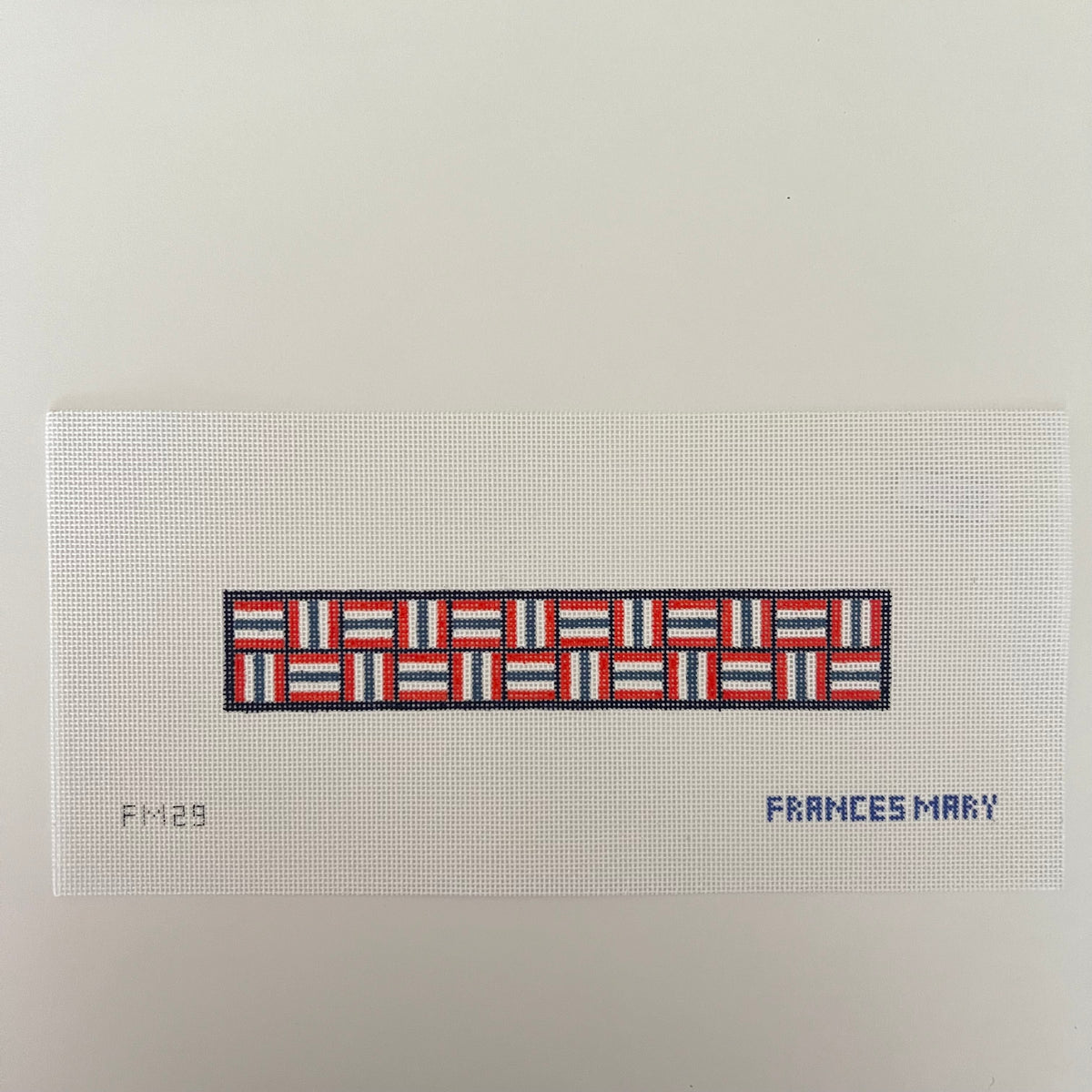TS - Basketweave Key Fob (Blue)