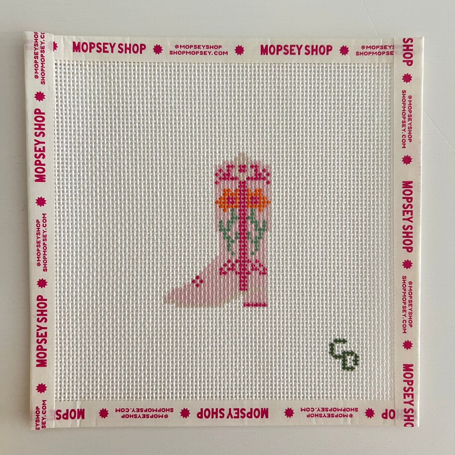 Pink Flower Cowgirl Boot