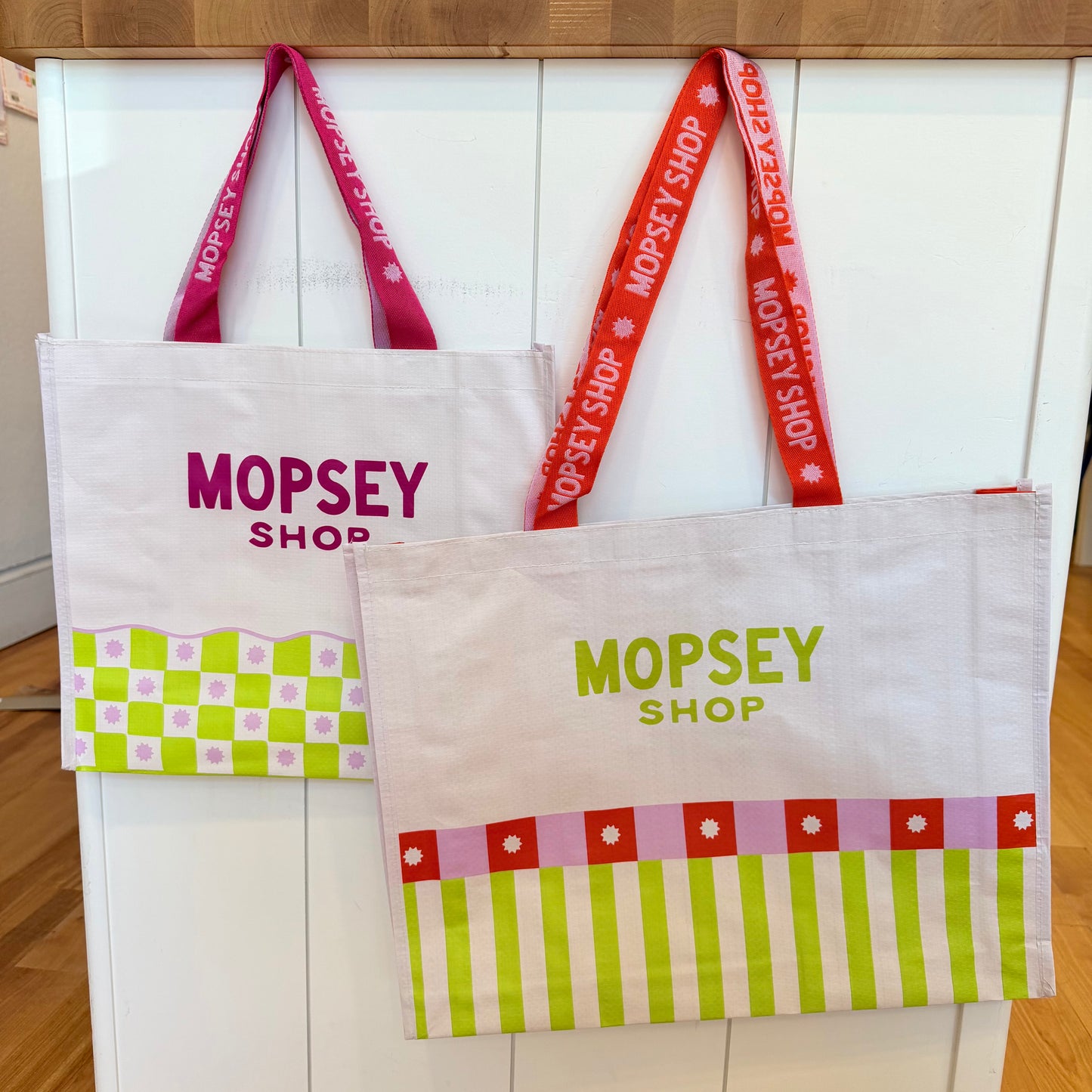 Mopsey Tote Bags