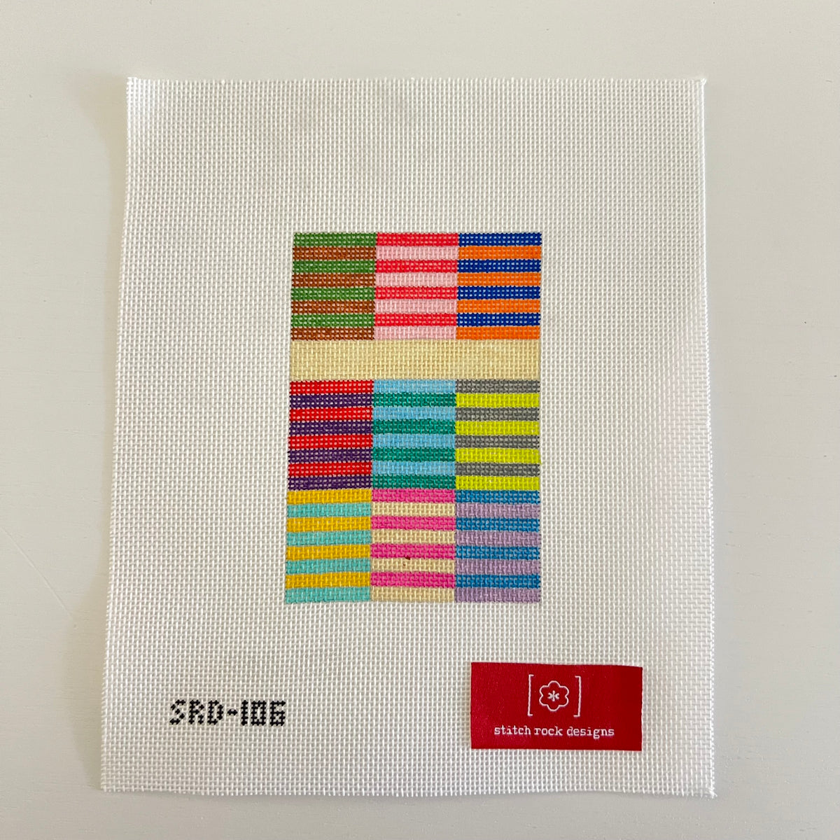 Color Block Stripes Passport Cover
