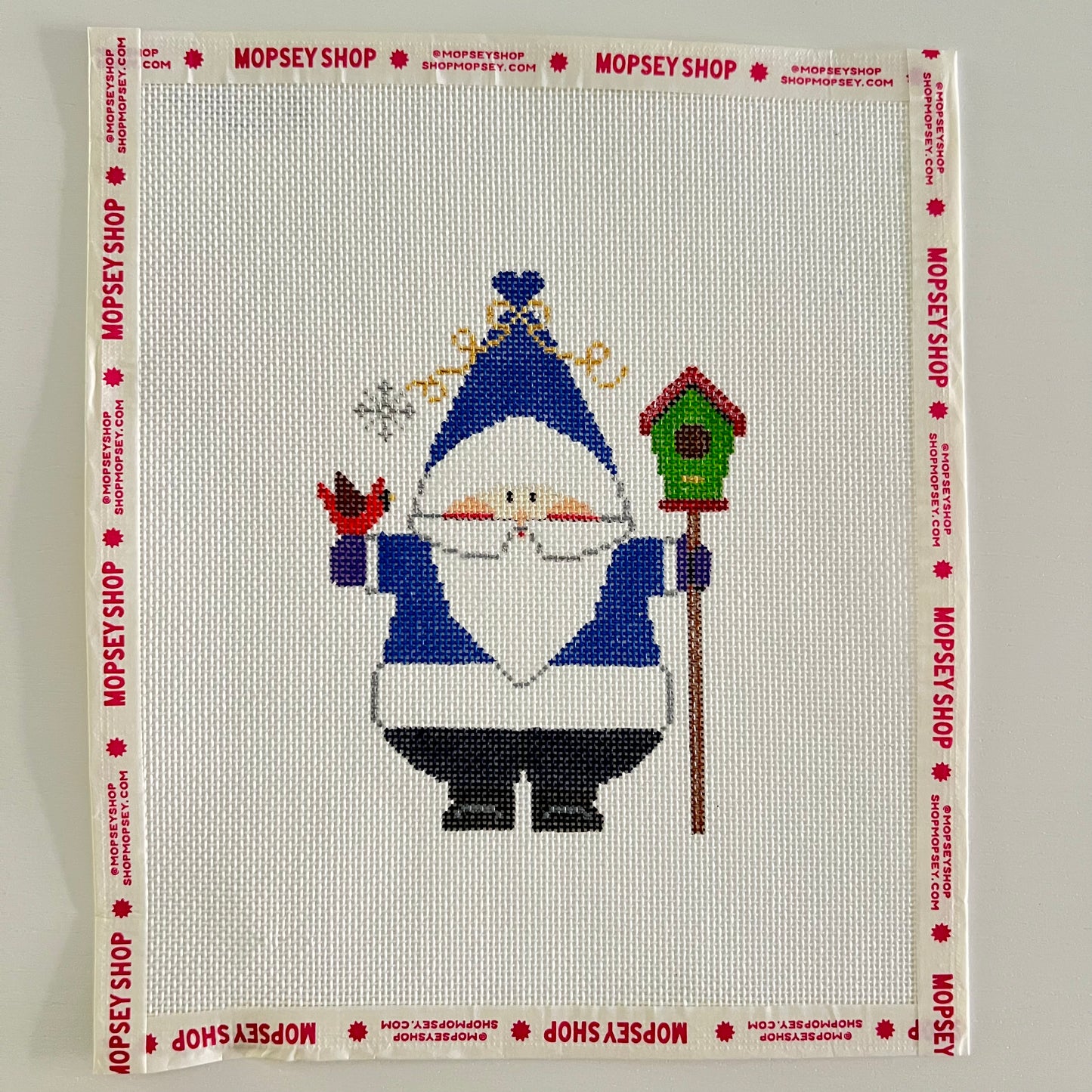 Fat Santa with Birdhouse