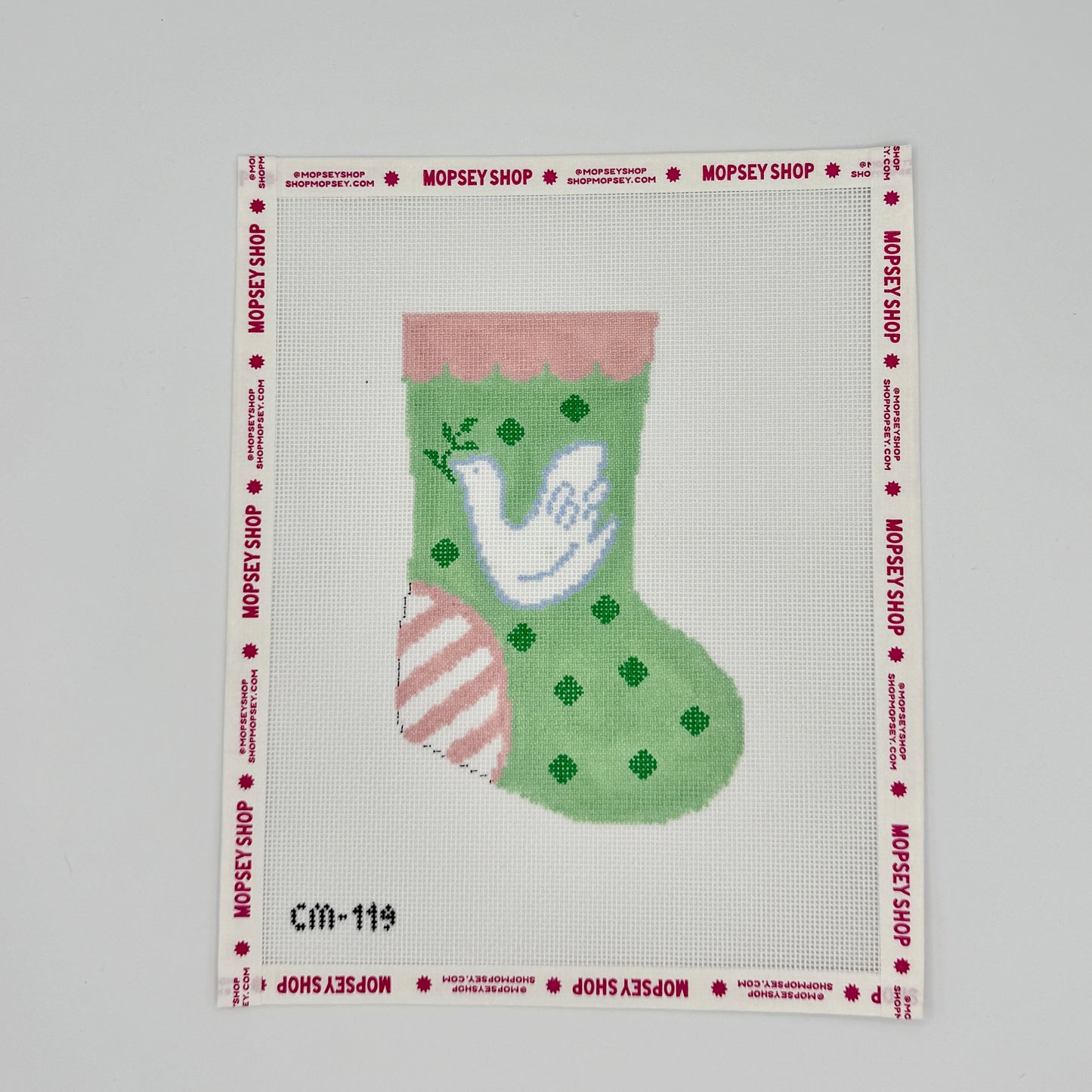Walker's Needlepoint: Mini Stocking Dove