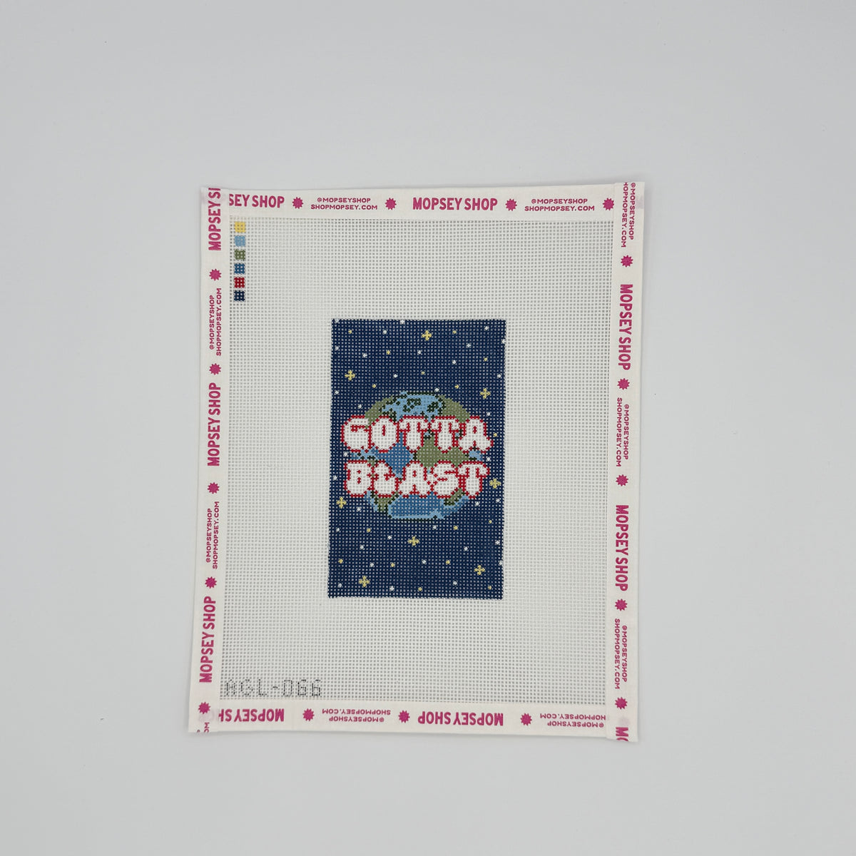 Dogwood Needlepoint: Globe Passport Cover