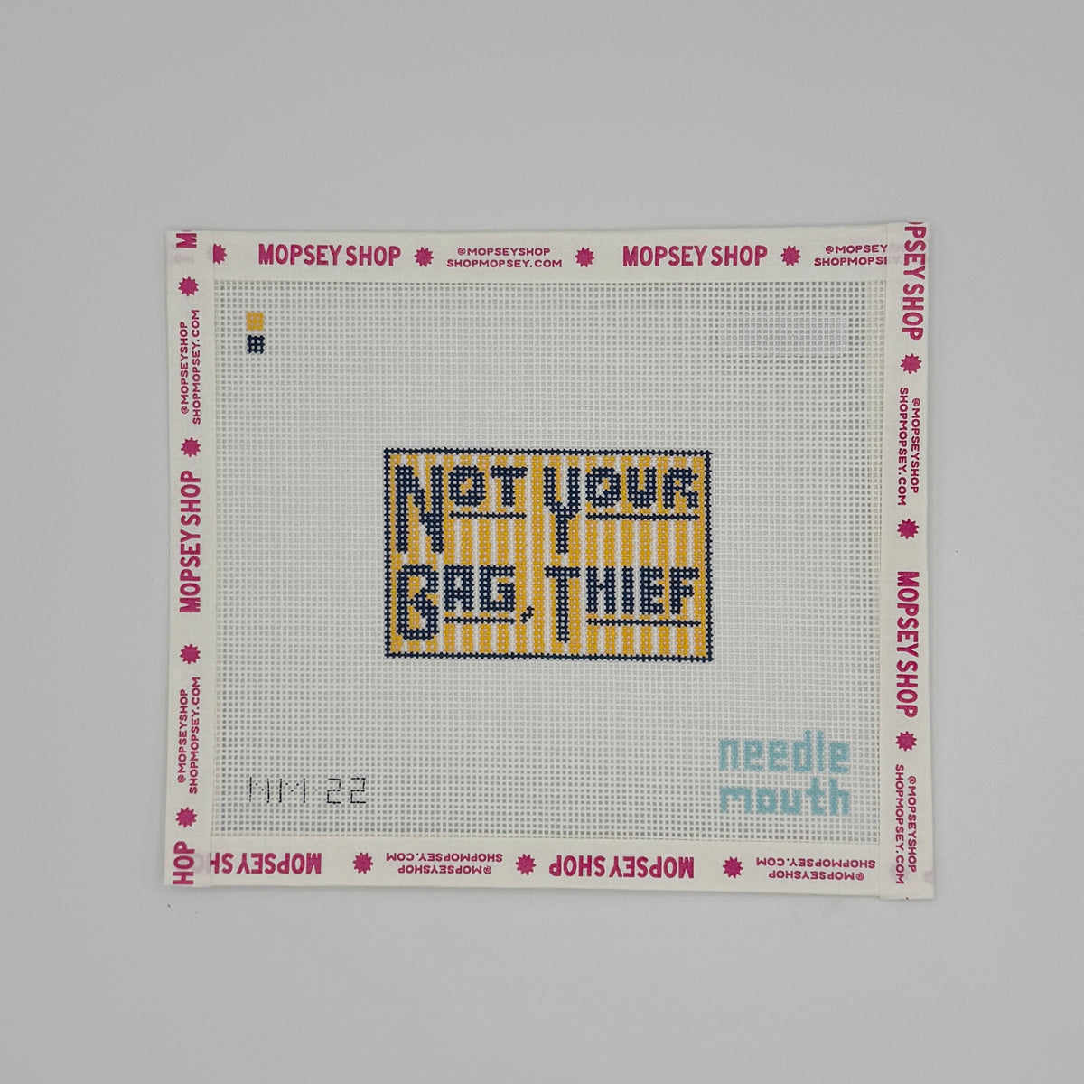 Needlemouth Studio Not Yours (luggage tag insert)