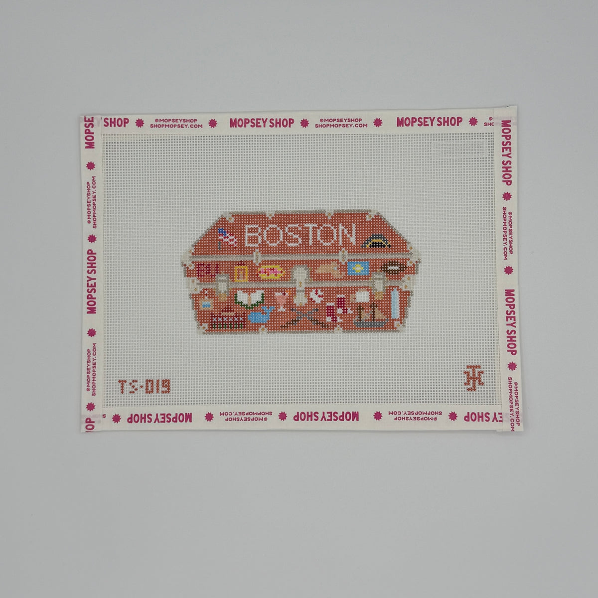 Jennifer Hall Needlepoint: Trunk Series Boston