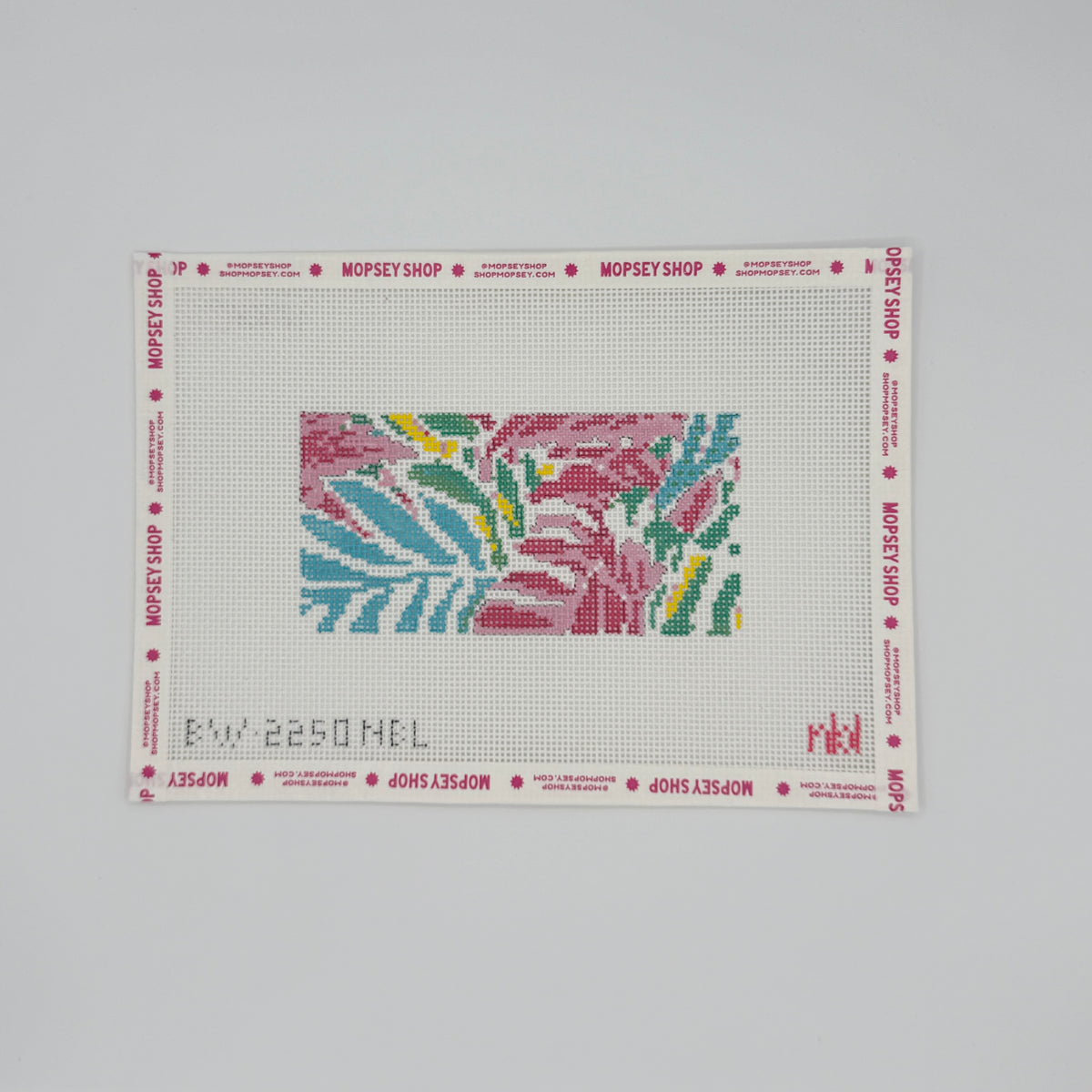 Blue Waters Needlepoint: Sunnies Fronds