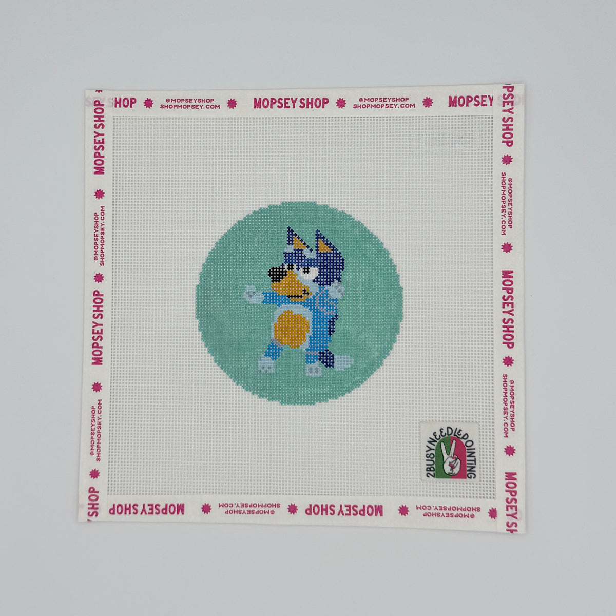 2 Busy-Needlepointing: Dancing Dad