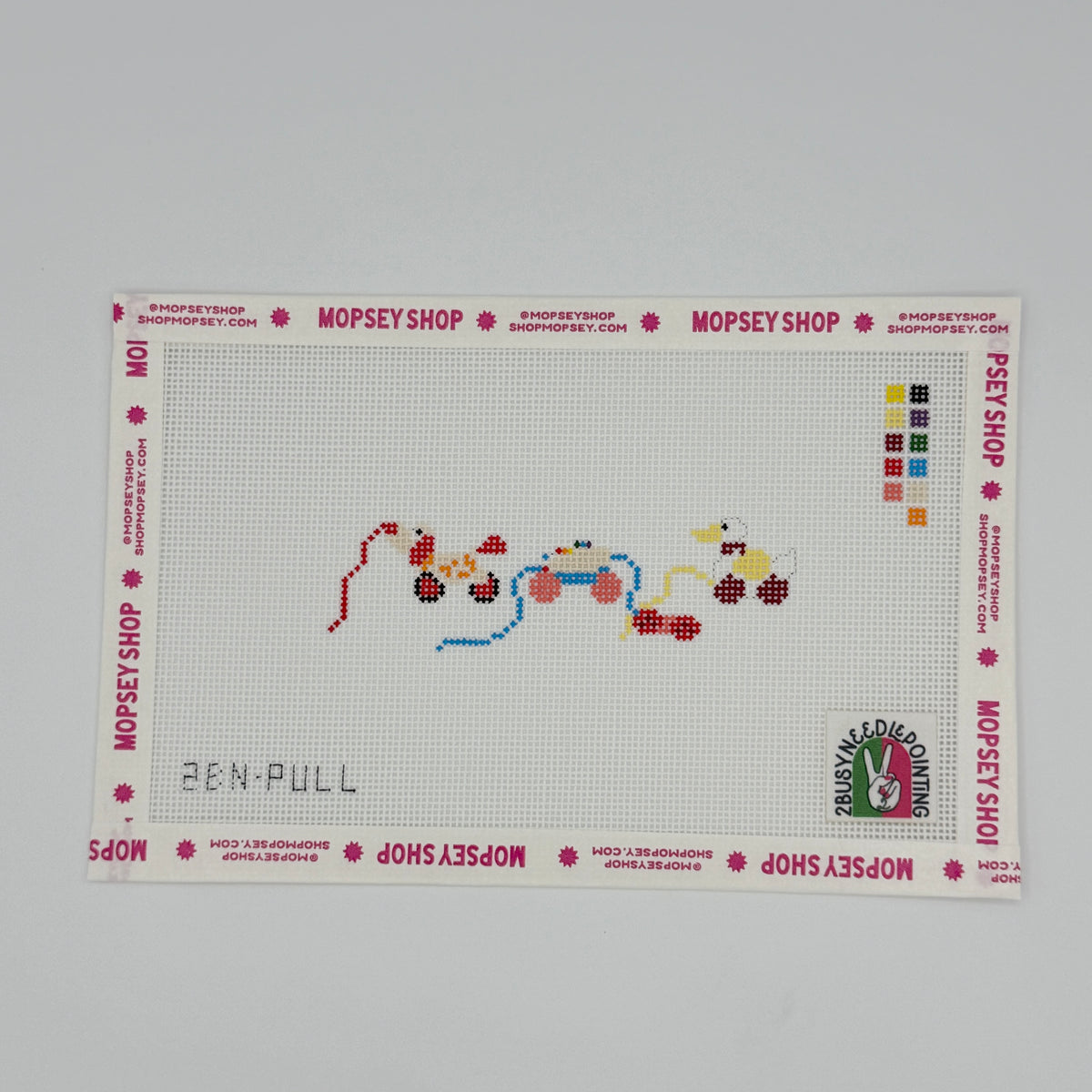 2 Busy-Needlepointing: Toy Parade