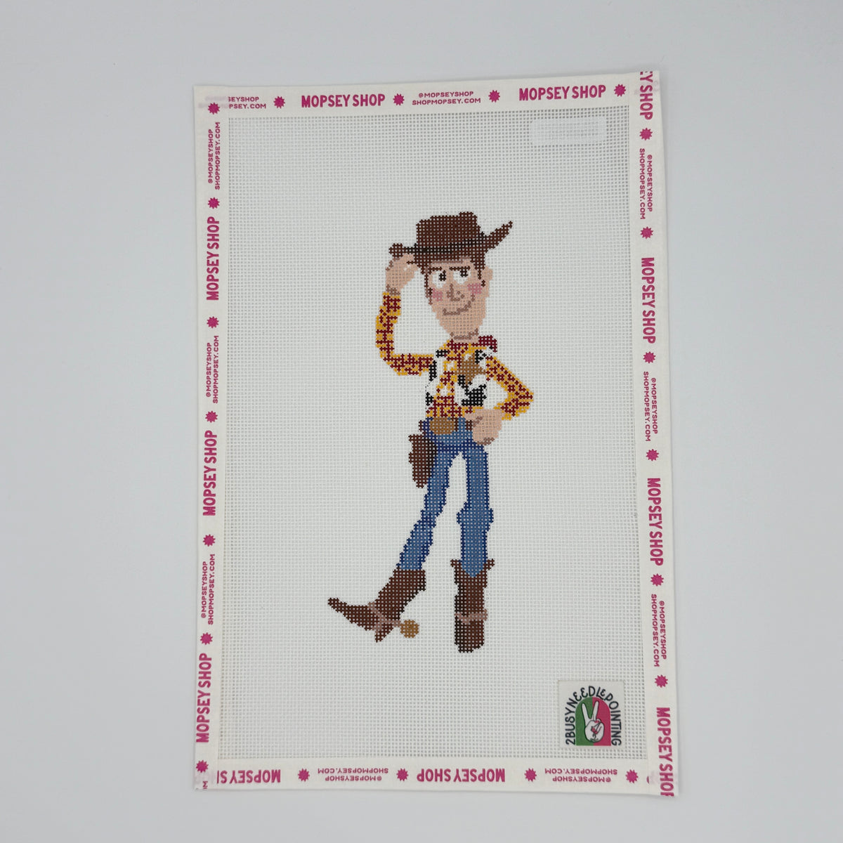2 Busy-Needlepointing: Rootin' Tootin' Cowboy