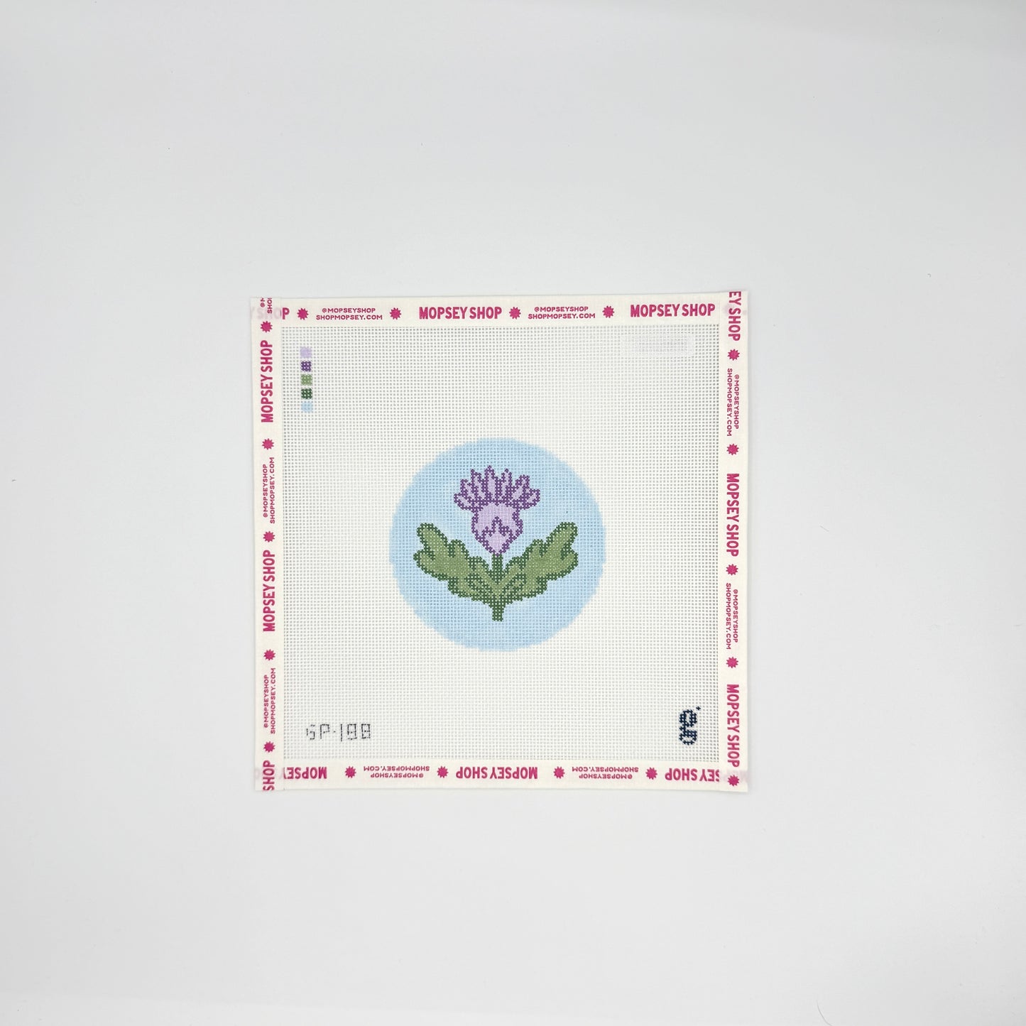 Whimsical Thistle Round