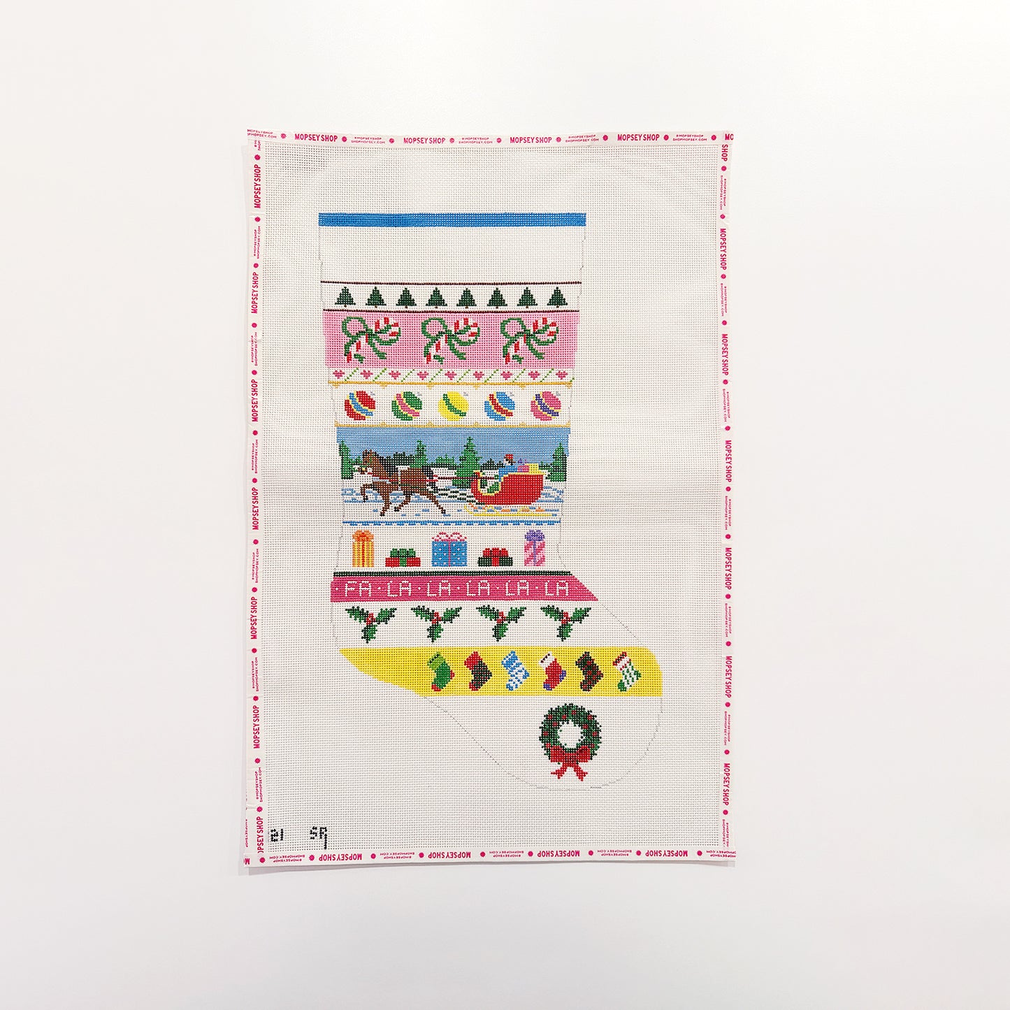 Sleigh Ride Stripe Stocking