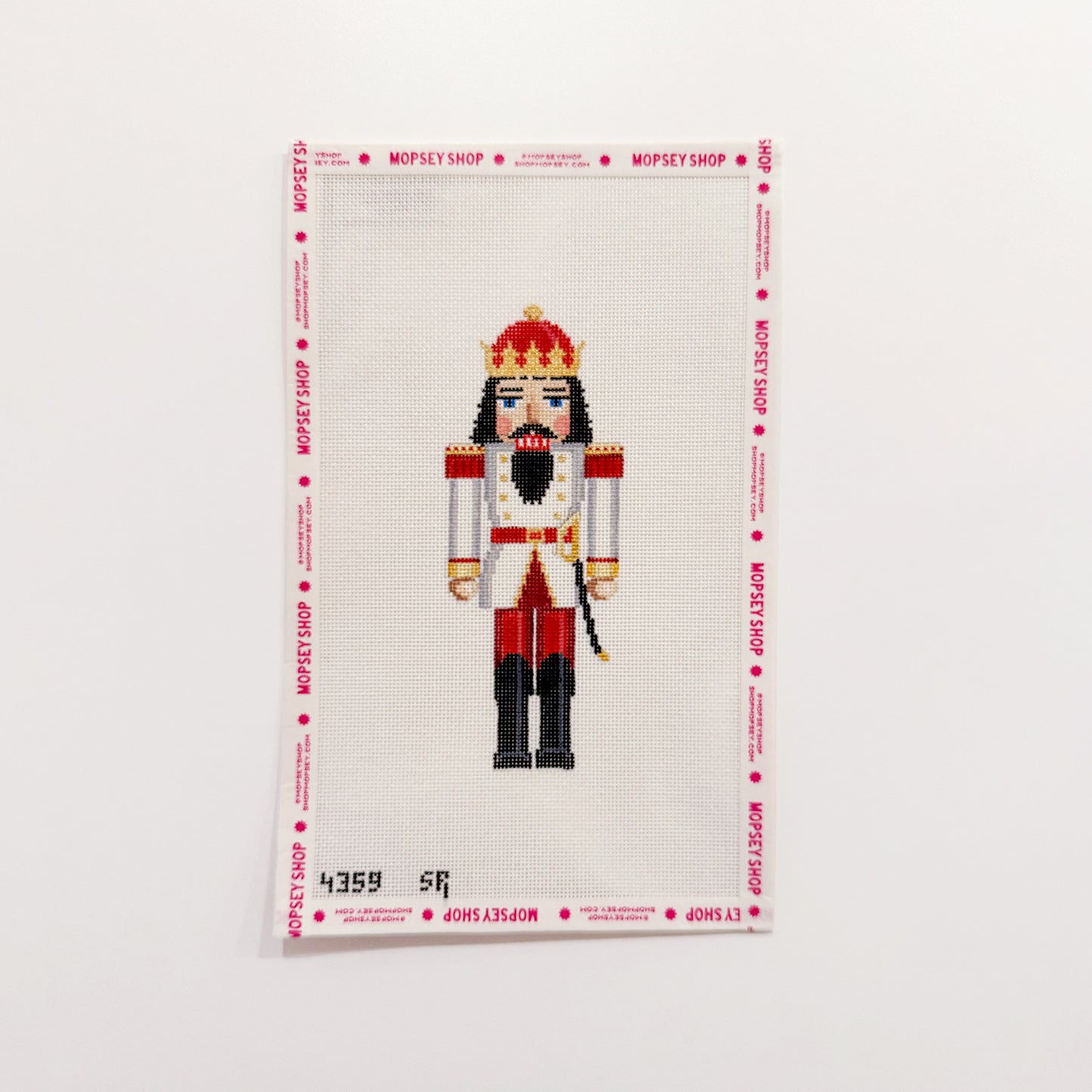 White & Red King Nutcracker