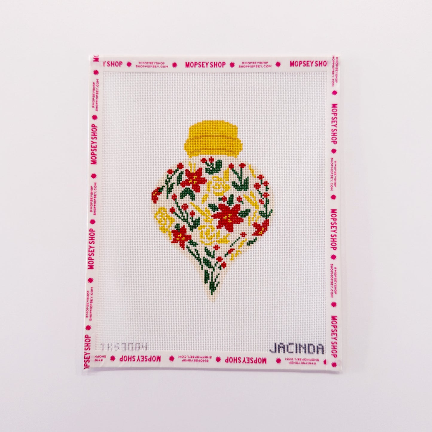 Gold Poinsettia Ornament