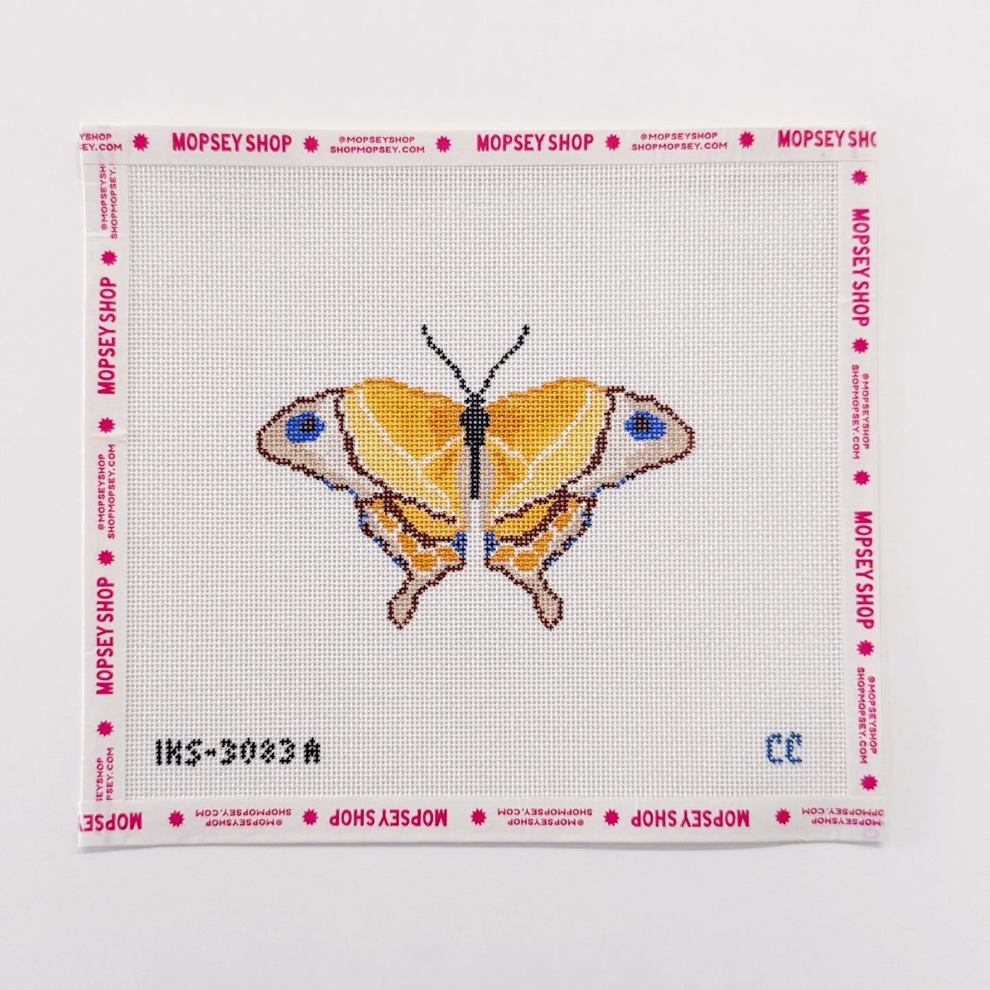 Yellow Orange Butterfly Ornament