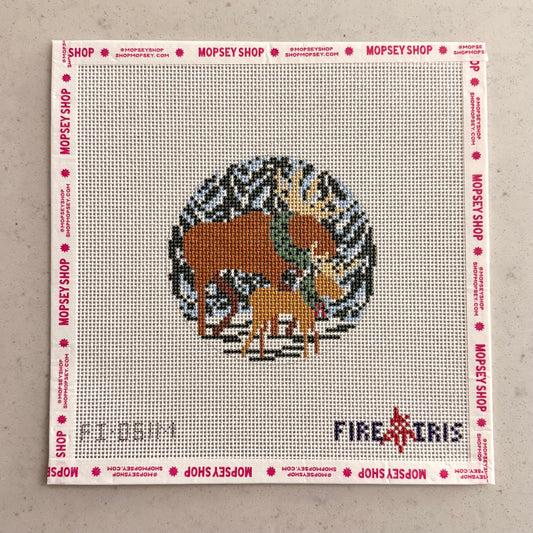 Walking in a Winter Moose-land