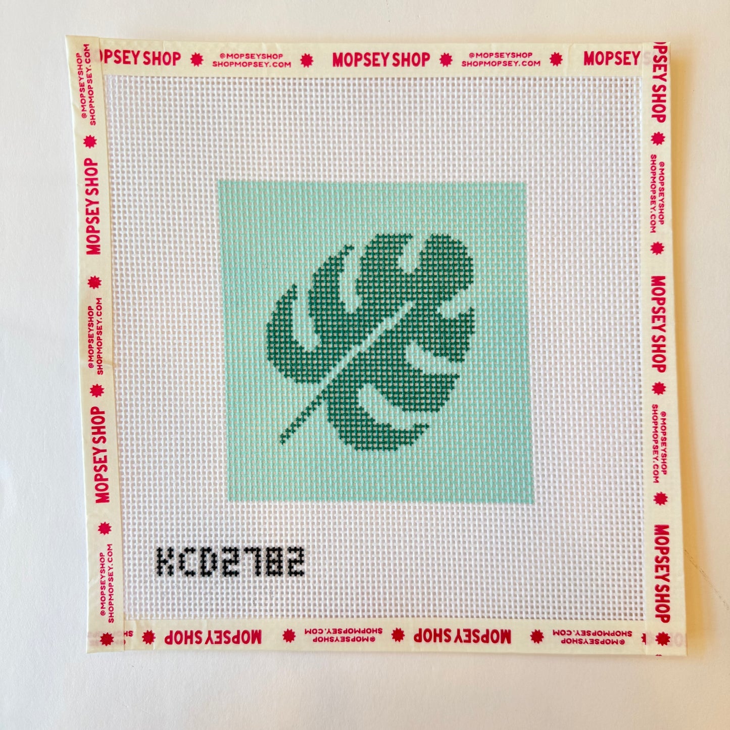 Monstera Leaf Square