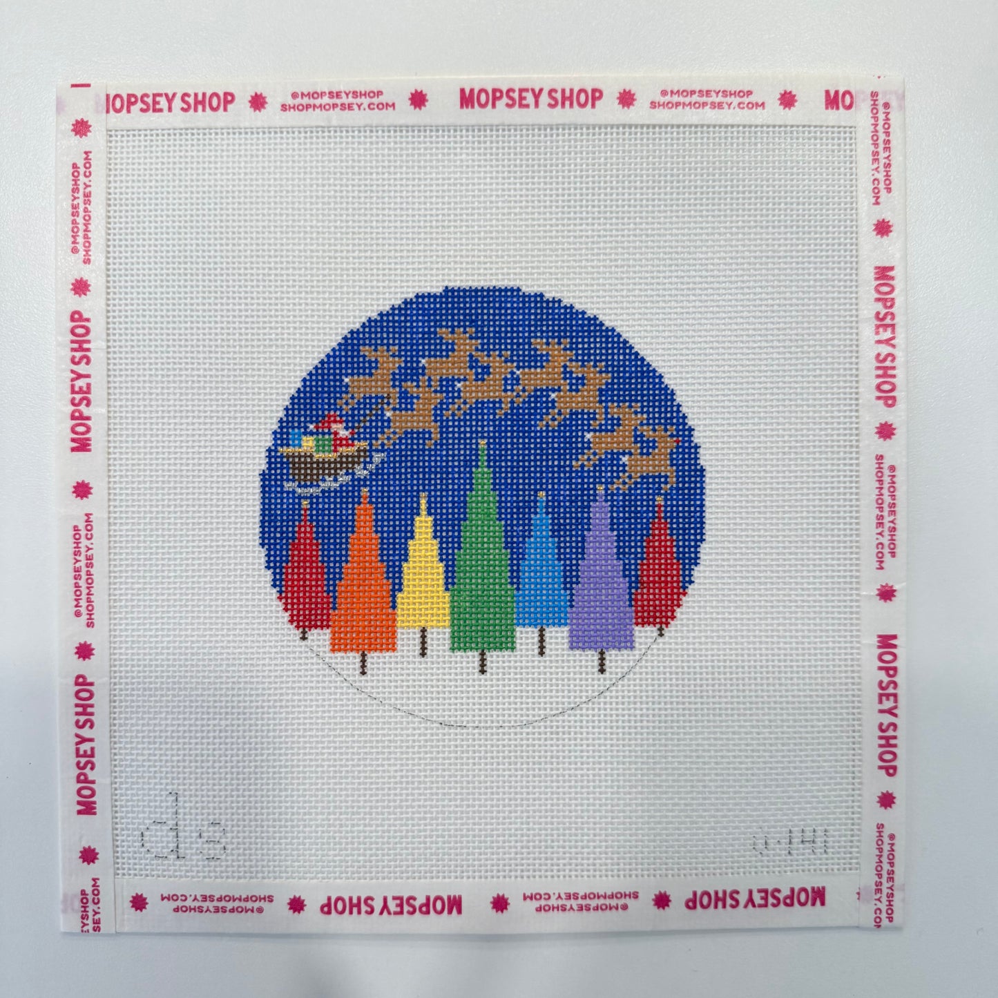 Rainbow Trees Round