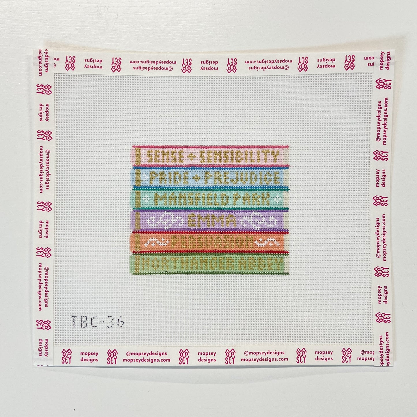The Book Canvas: Jane Austen Book Stack