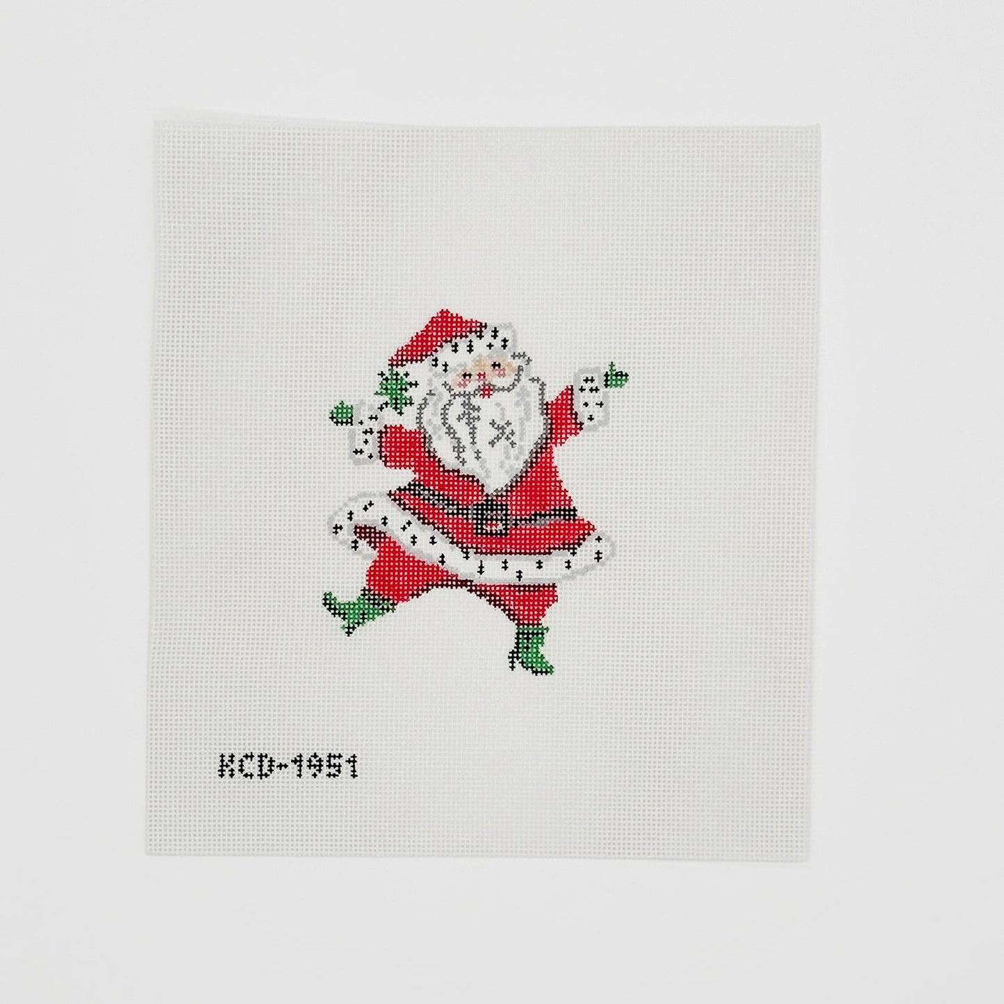 Retro Santa with Dots