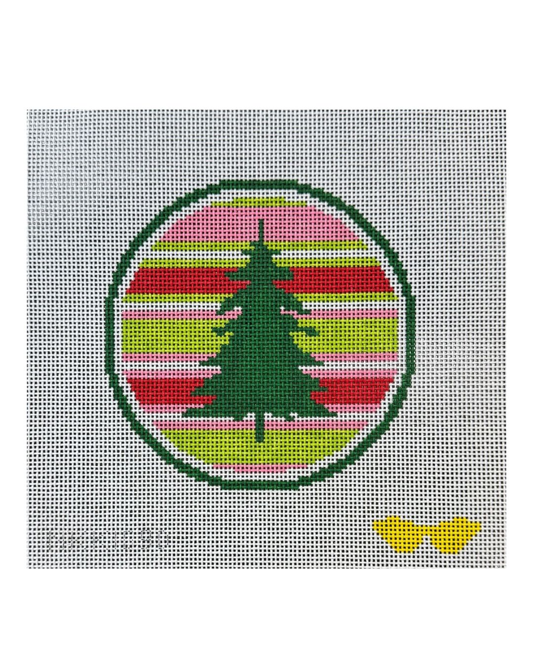 Stripes Tree Round