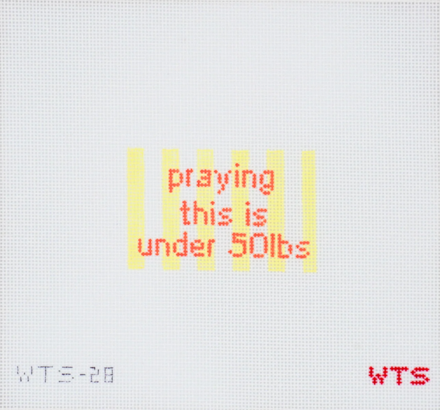 Praying This is Under 50lbs Luggage Tag