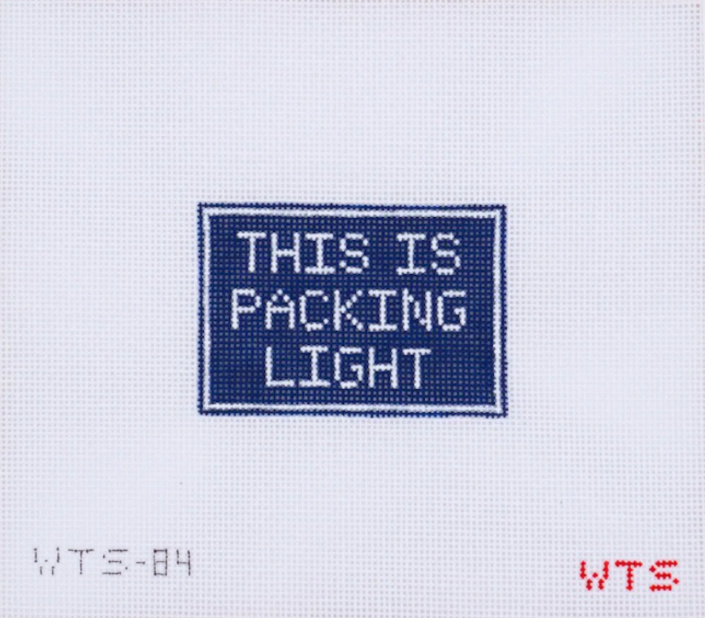 This is Packing Light Luggage Tag