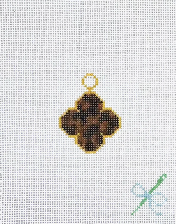 Tortoiseshell Clover Charm
