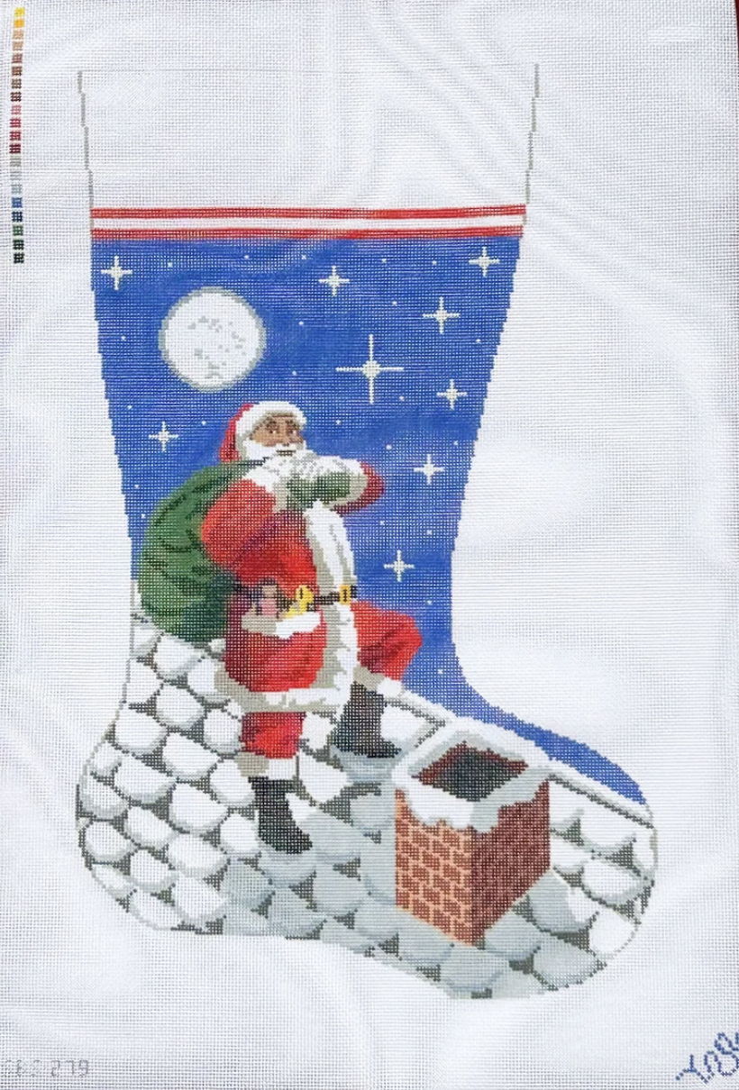 Heritage Christmas Collection Santa Stocking