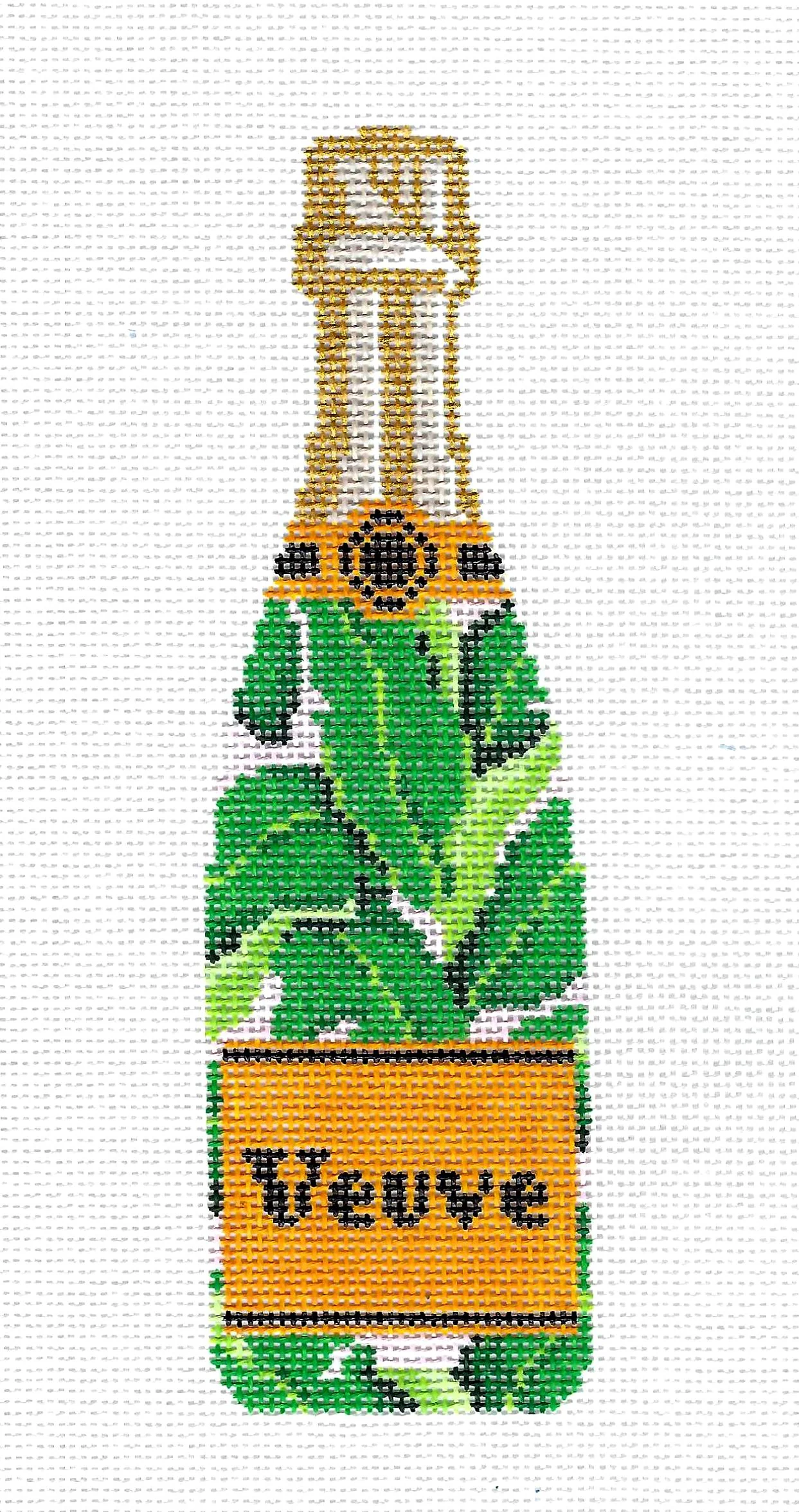 Banana Leaf Champagne Bottle