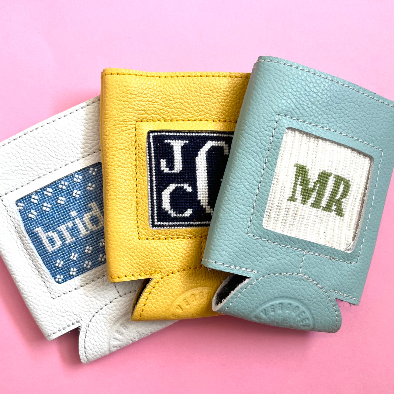 Self Finishing Leather Can Cozy