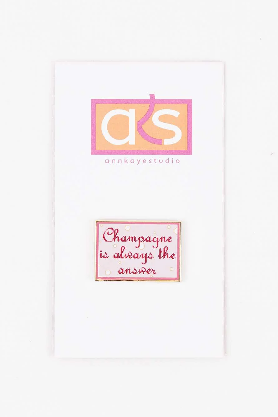 Champagne is Always the Answer Needle Minder