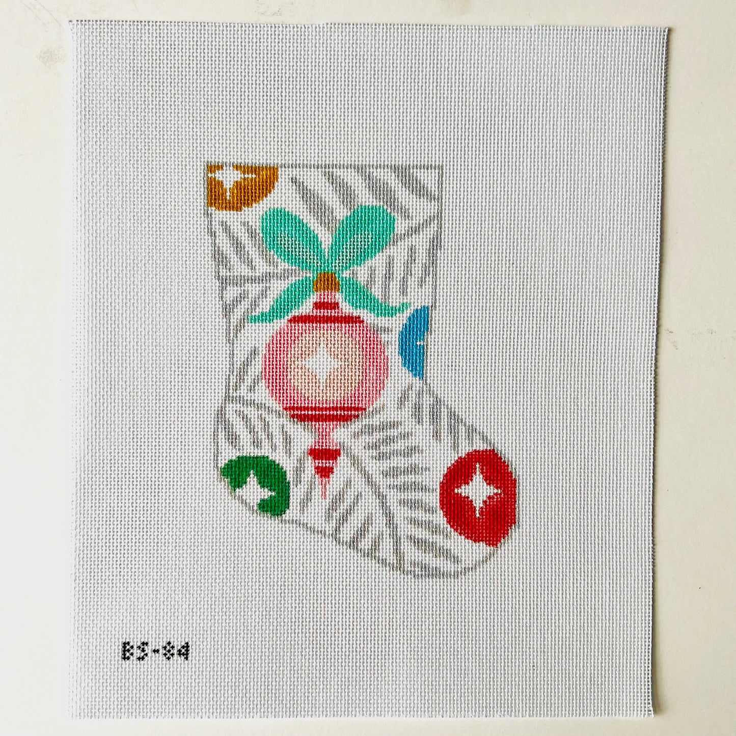 Deck the Halls Ornament Sized Stocking