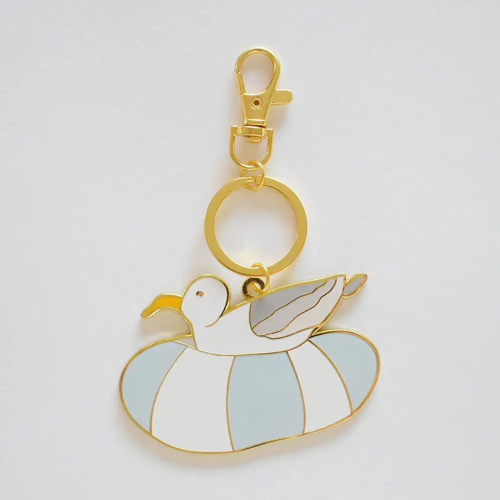 Floating Gull Bag Charm