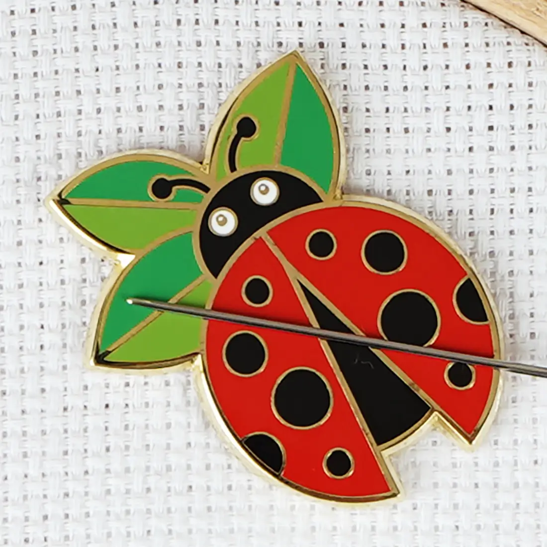 Ladybug Needle Minder