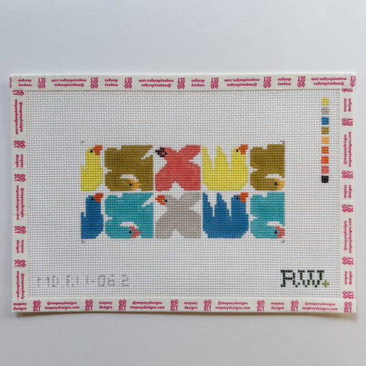 Rachel Westhead Designs: Multi Coloured Birds Insert