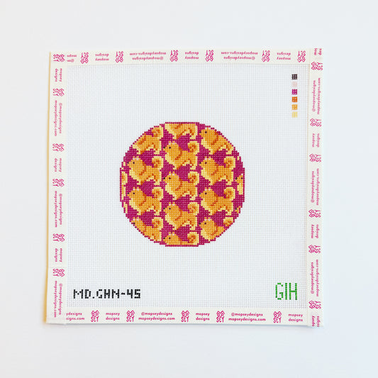 Green Heart Needlepoint: Pomeranian