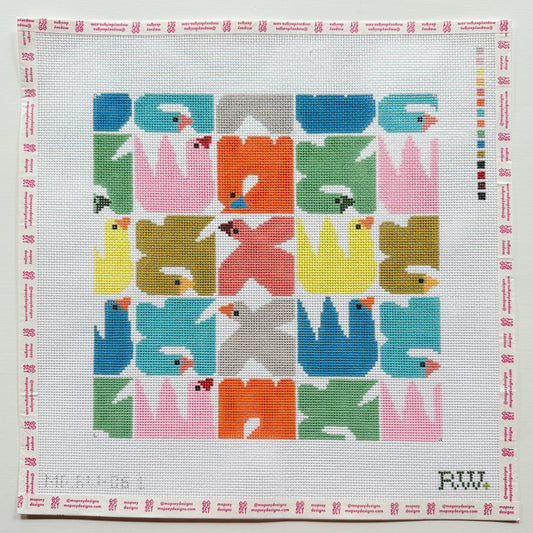 Rachel Westhead Designs: Multi Coloured Birds