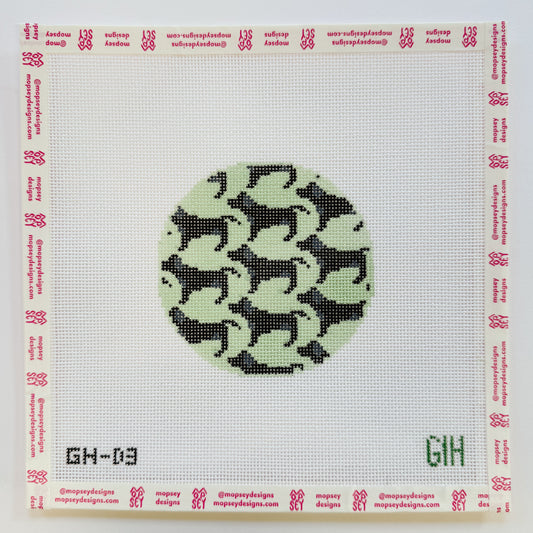 Green Heart Needlepoint: Labrador