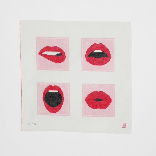 Red Lips Coaster Set