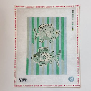 Striped Fish Sea Blue