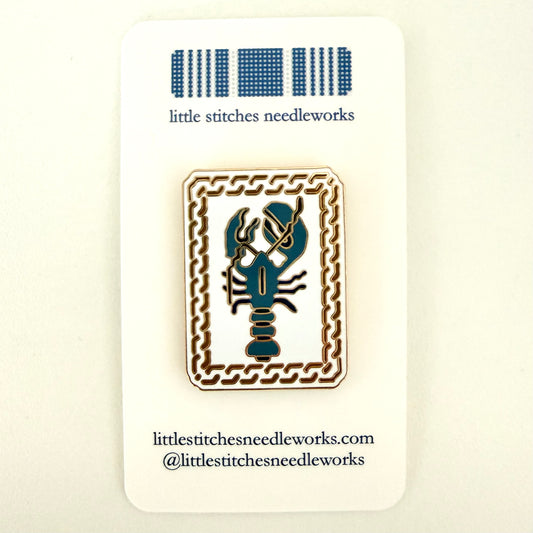 Mr Blue Lobster Needle Minder