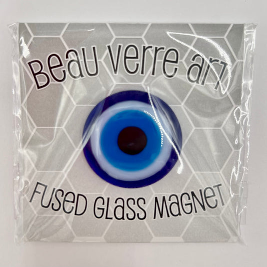 Evil Eye Fused Glass Needleminder