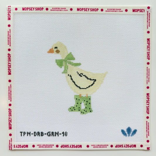 Duck in Boots - Green