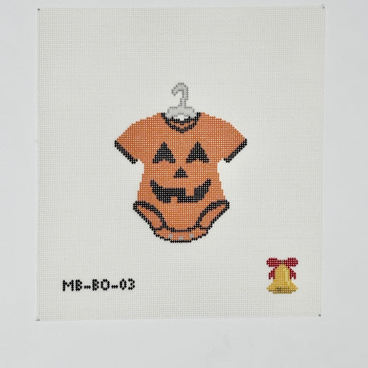 Ma Belle: Jack O Lantern Baby Onesie