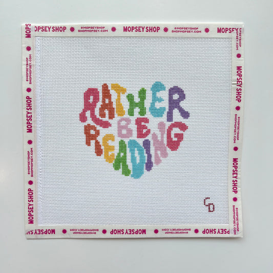Rather Be Reading Rainbow Heart