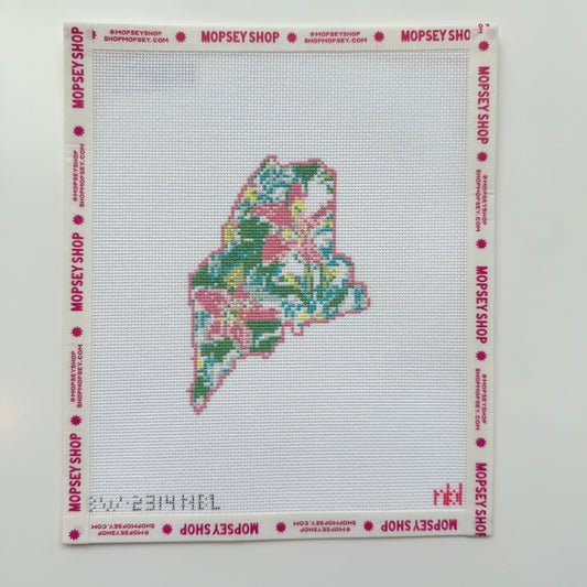 Floral State of Maine (18 Mesh)