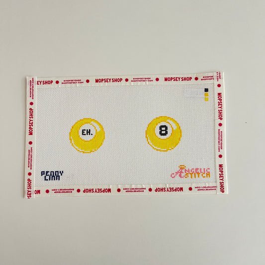 Mini 8-Ball -- Yellow "Eh"