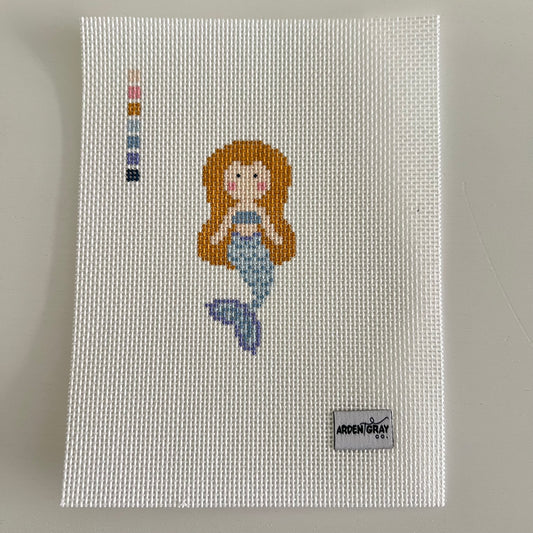 Purple and Blue Mermaid