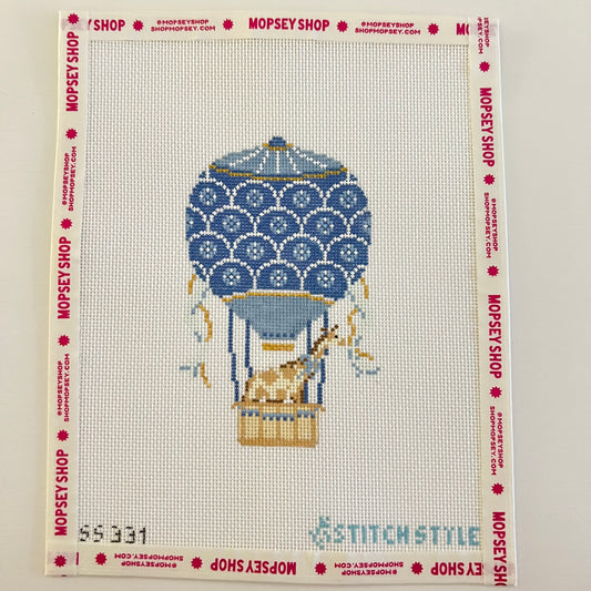 Light Blue Hot Air Balloon